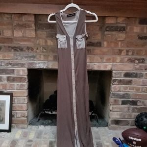 Mauve maxi dress